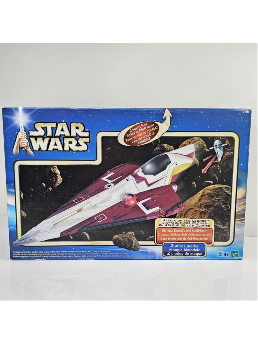 SEALED Obi-Wan Kenobi Jedi Starfighter Hasbro Star Wars - Box Wear
